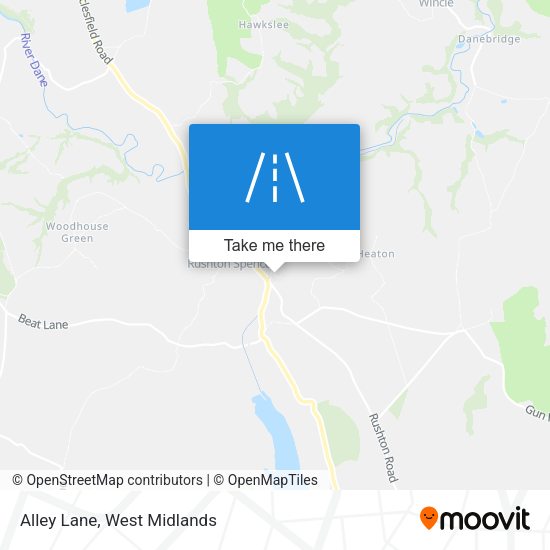 Alley Lane map