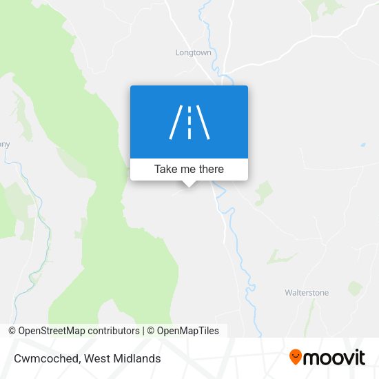 Cwmcoched map