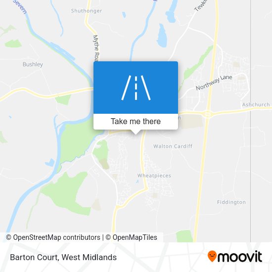 Barton Court map