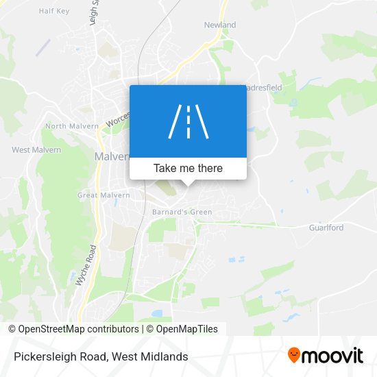 Pickersleigh Road map