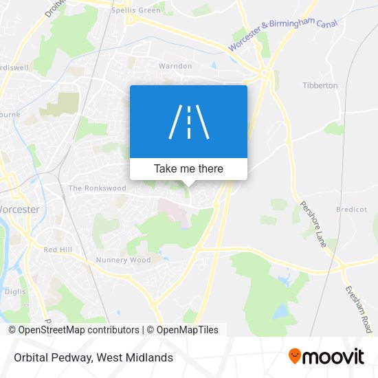Orbital Pedway map