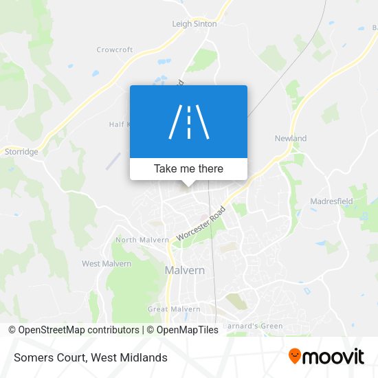 Somers Court map