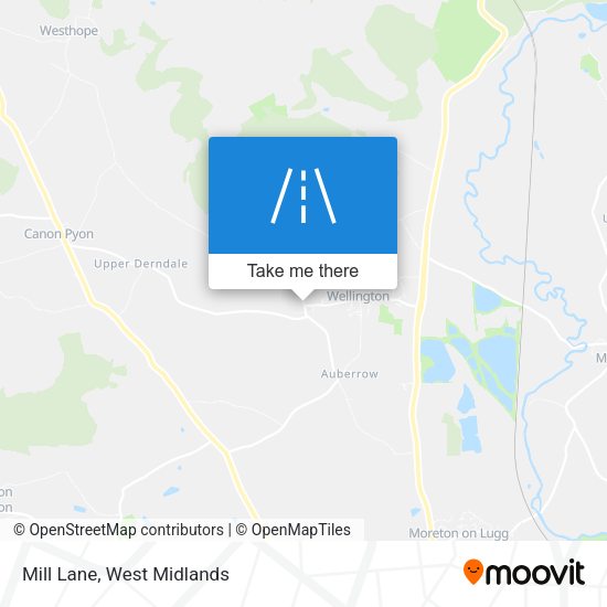 Mill Lane map