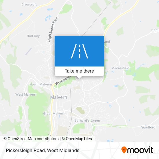 Pickersleigh Road map