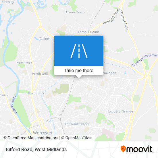 Bilford Road map