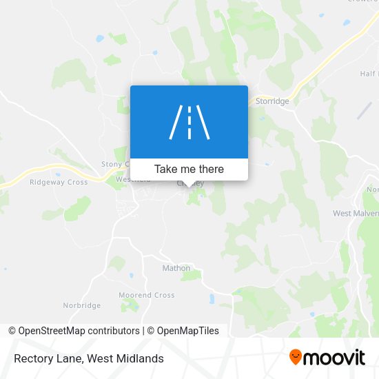 Rectory Lane map