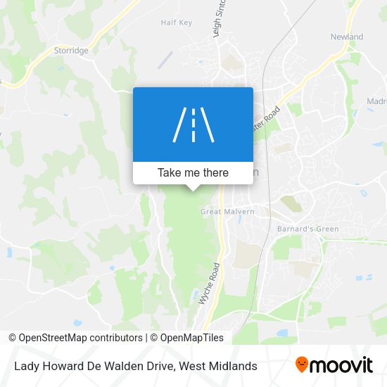 Lady Howard De Walden Drive map