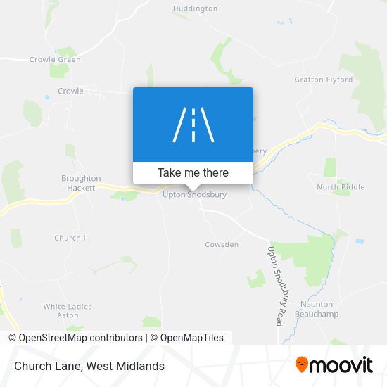 Church Lane map