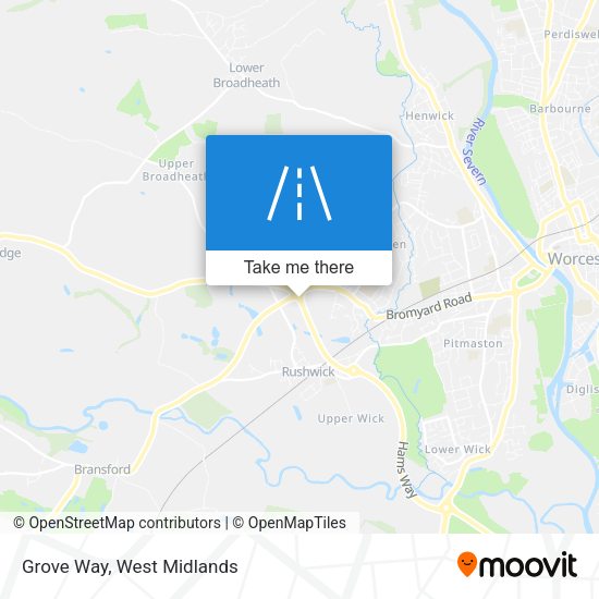 Grove Way map