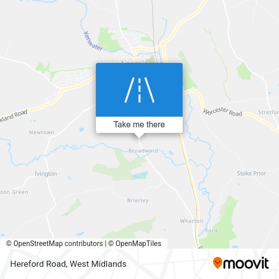Hereford Road map