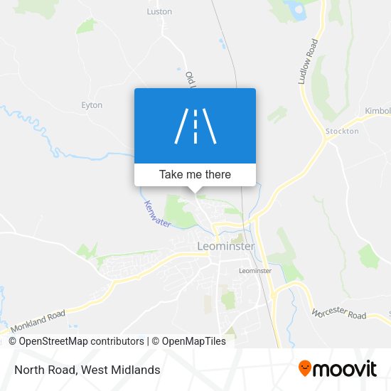 North Road map