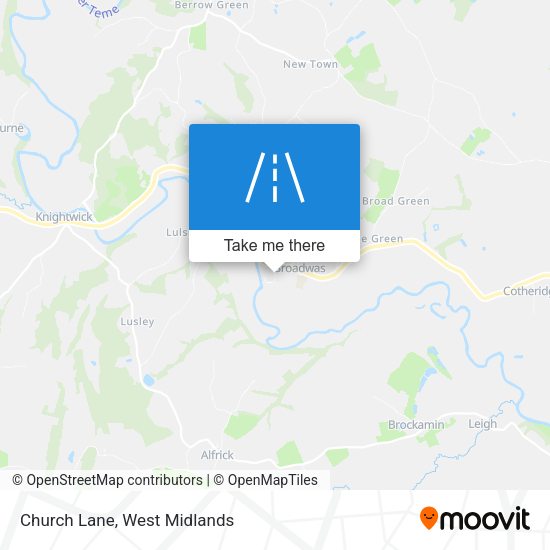 Church Lane map