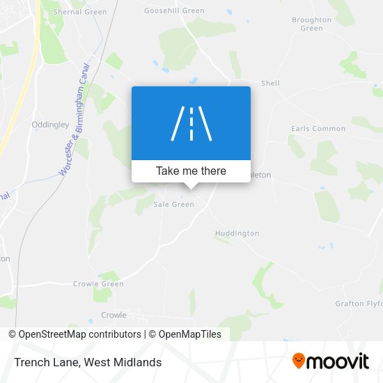 Trench Lane map