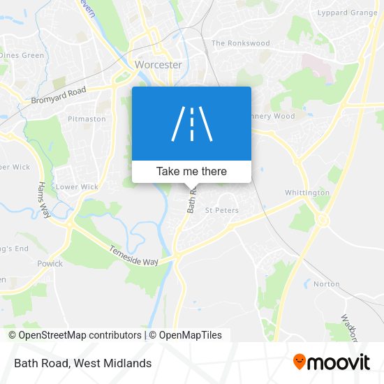 Bath Road map