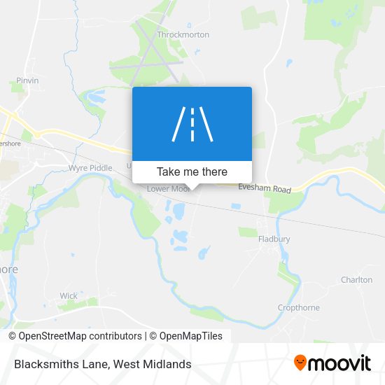 Blacksmiths Lane map