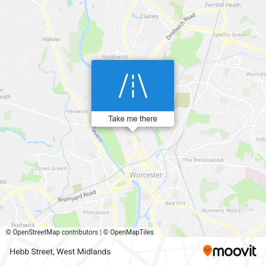 Hebb Street map