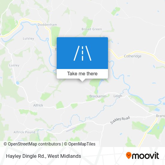 Hayley Dingle Rd. map