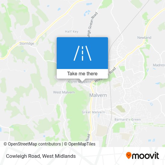 Cowleigh Road map