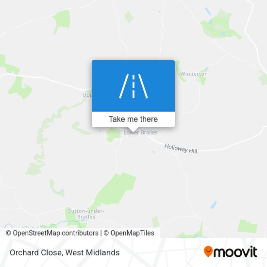 Orchard Close map