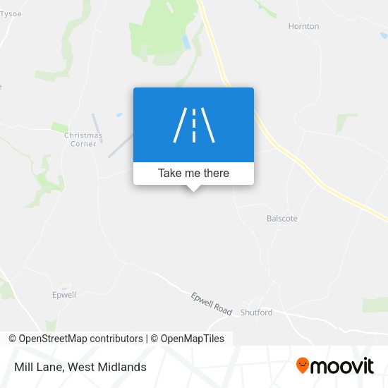 Mill Lane map