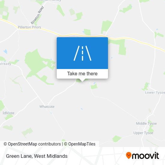 Green Lane map