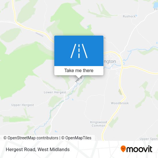 Hergest Road map