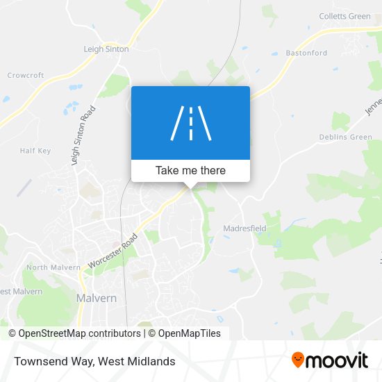 Townsend Way map