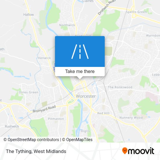 The Tything map