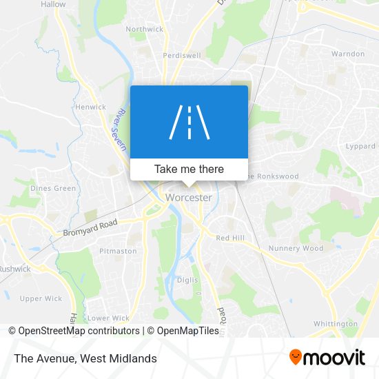 The Avenue map