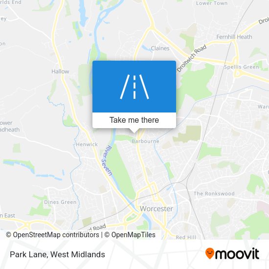 Park Lane map