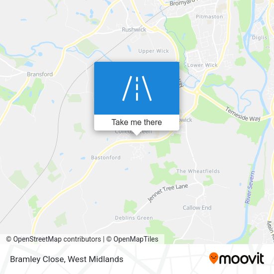 Bramley Close map