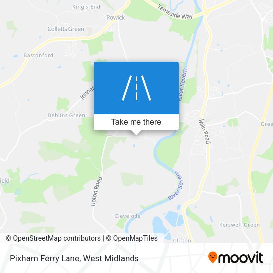 Pixham Ferry Lane map
