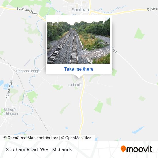 Southam Road map