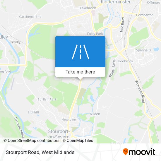 Stourport Road map