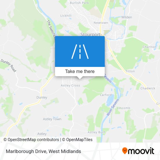 Marlborough Drive map