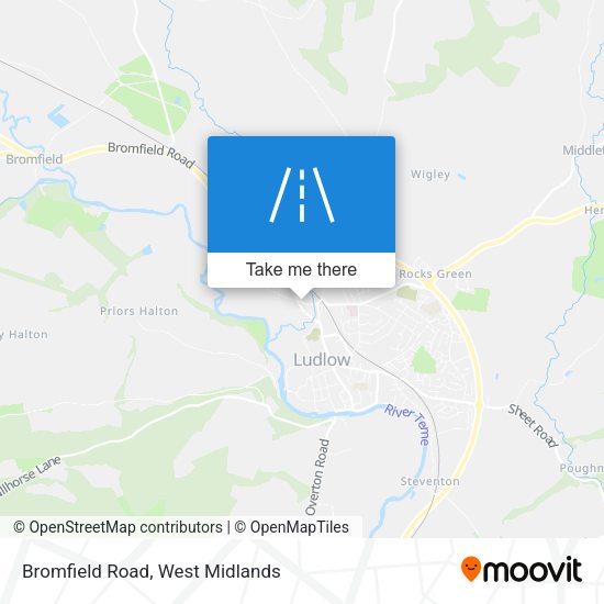 Bromfield Road map