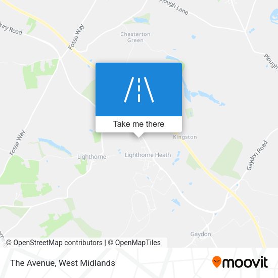 The Avenue map