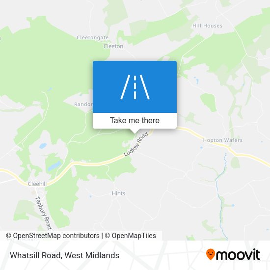 Whatsill Road map