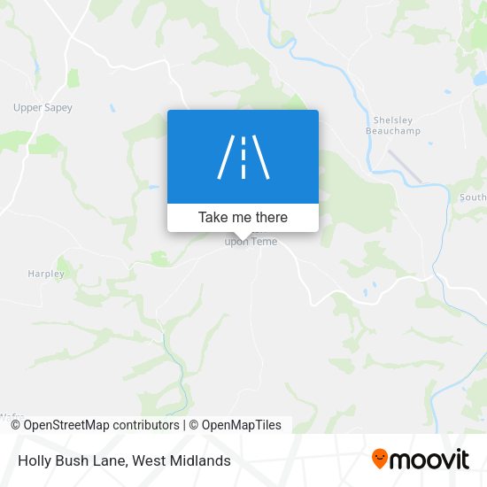 Holly Bush Lane map