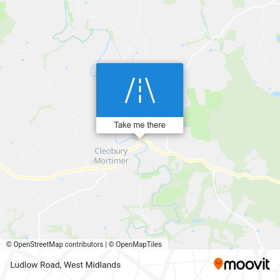 Ludlow Road map