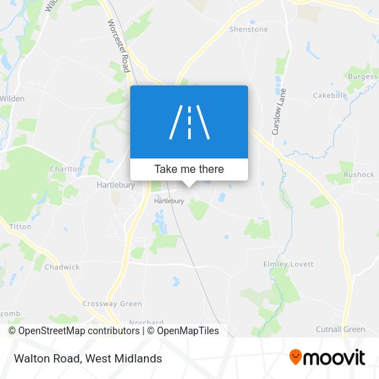 Walton Road map