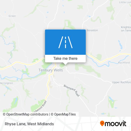 Rhyse Lane map