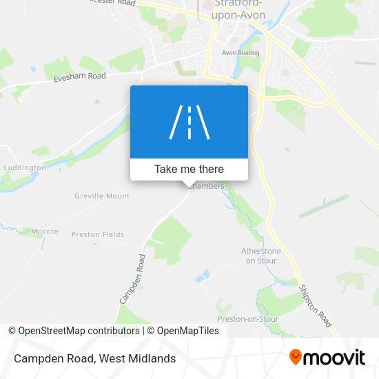 Campden Road map