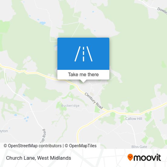 Church Lane map