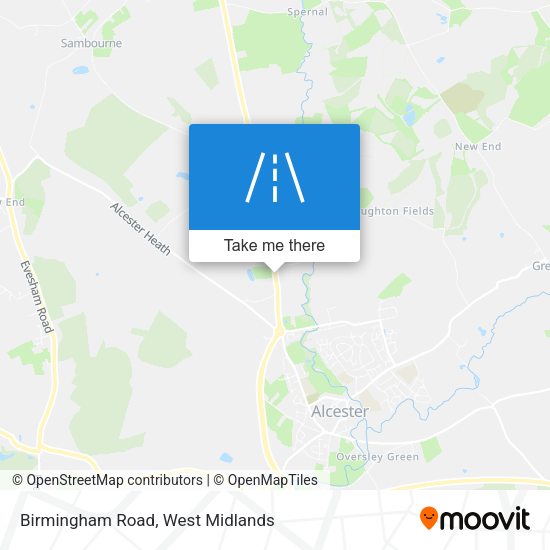 Birmingham Road map