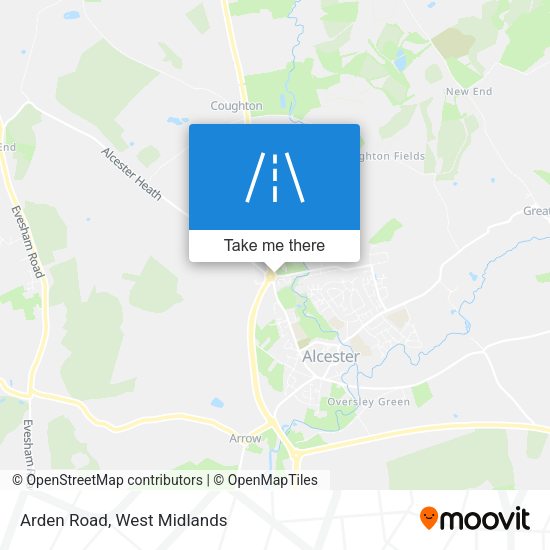 Arden Road map
