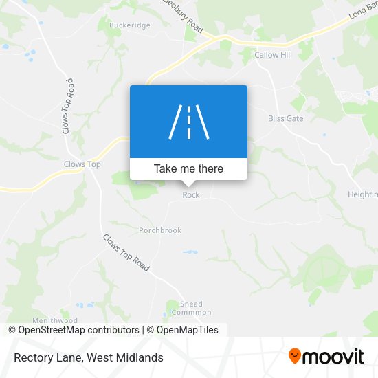 Rectory Lane map