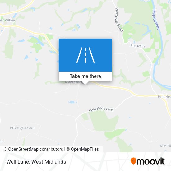 Well Lane map