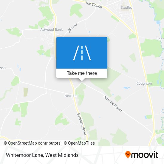Whitemoor Lane map