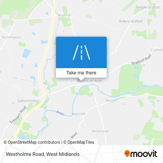 Westholme Road map
